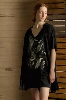 Хлопковая футболка Medicine, черный