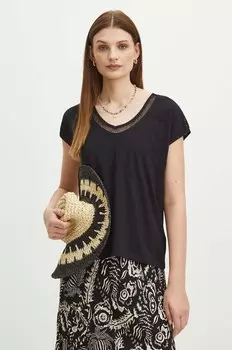 Хлопковая футболка Medicine, черный