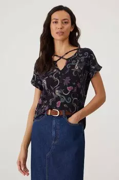 Хлопковая футболка Medicine, черный