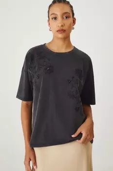 Хлопковая футболка Medicine, черный