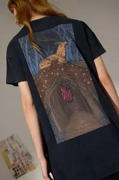 Хлопковая футболка Medicine, черный