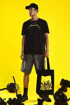 Хлопковая футболка Medicine, черный