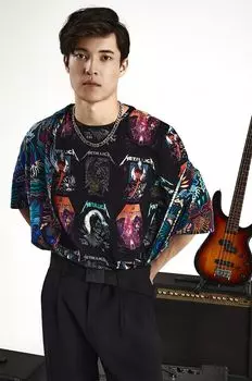 Хлопковая футболка Medicine, черный