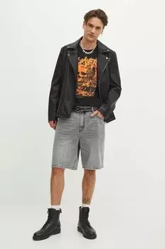 Хлопковая футболка Medicine, черный