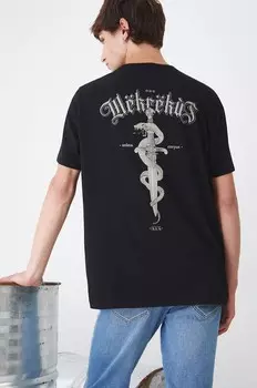 Хлопковая футболка Medicine, черный