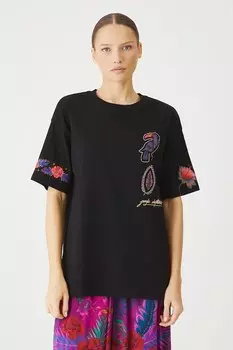 Хлопковая футболка Medicine, черный