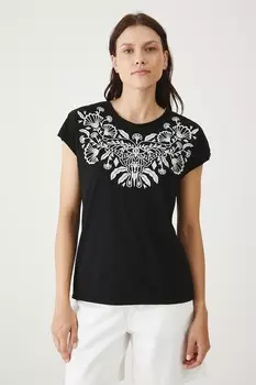 Хлопковая футболка Medicine, черный