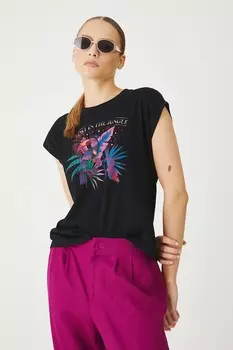 Хлопковая футболка Medicine, черный