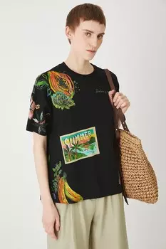 Хлопковая футболка Medicine, черный