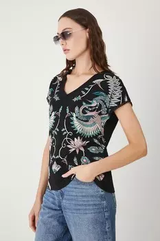 Хлопковая футболка Medicine, черный