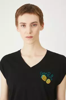 Хлопковая футболка Medicine, черный