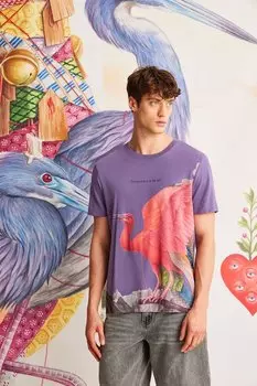 Хлопковая футболка Medicine, фиолетовый