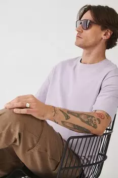 Хлопковая футболка Medicine, фиолетовый