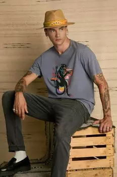 Хлопковая футболка Medicine, фиолетовый