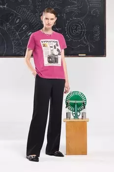 Хлопковая футболка Medicine, фиолетовый