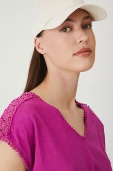 Хлопковая футболка Medicine, фиолетовый