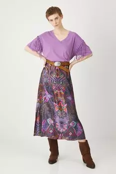 Хлопковая футболка Medicine, фиолетовый