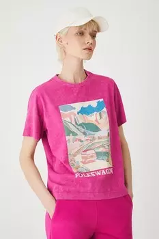 Хлопковая футболка Medicine, фиолетовый