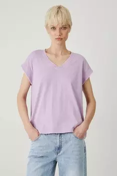 Хлопковая футболка Medicine, фиолетовый