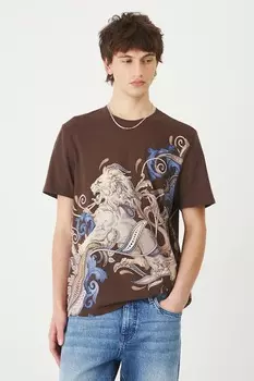 Хлопковая футболка Medicine, коричневый