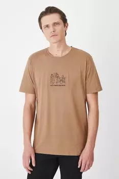 Хлопковая футболка Medicine, коричневый