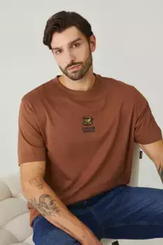 Хлопковая футболка Medicine, коричневый