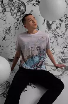 Хлопковая футболка Medicine, мультиколор