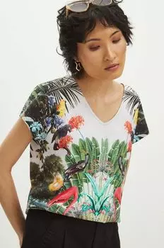 Хлопковая футболка Medicine, мультиколор