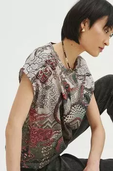 Хлопковая футболка Medicine, мультиколор