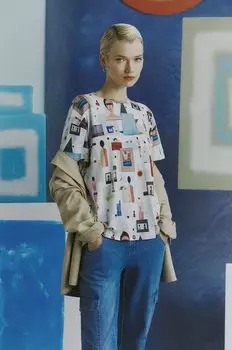 Хлопковая футболка Medicine, мультиколор