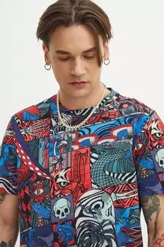 Хлопковая футболка Medicine, мультиколор