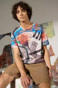 Хлопковая футболка Medicine, мультиколор