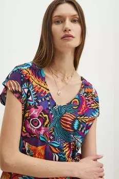 Хлопковая футболка Medicine, мультиколор