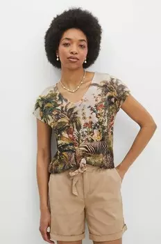 Хлопковая футболка Medicine, мультиколор