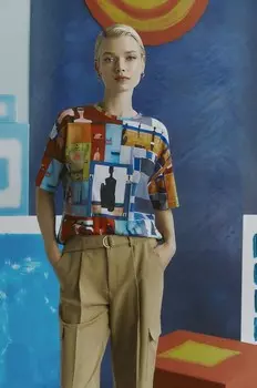 Хлопковая футболка Medicine, мультиколор