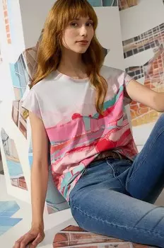 Хлопковая футболка Medicine, мультиколор