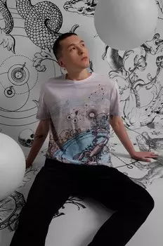 Хлопковая футболка Medicine, мультиколор