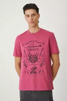 Хлопковая футболка Medicine, розовый