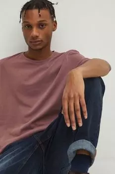 Хлопковая футболка Medicine, розовый