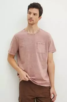 Хлопковая футболка Medicine, розовый