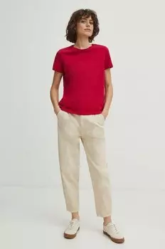 Хлопковая футболка Medicine, розовый