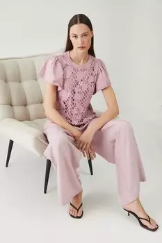 Хлопковая футболка Medicine, розовый