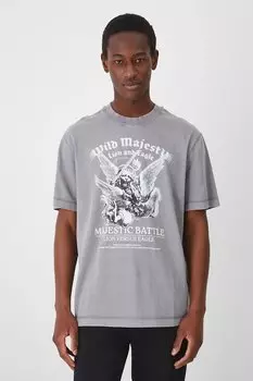 Хлопковая футболка Medicine, серый