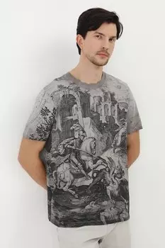 Хлопковая футболка Medicine, серый