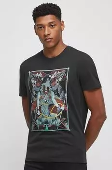 Хлопковая футболка Medicine, серый