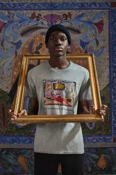 Хлопковая футболка Medicine, серый