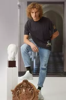 Хлопковая футболка Medicine, серый