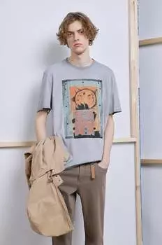 Хлопковая футболка Medicine, серый