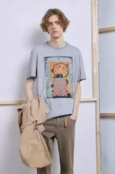 Хлопковая футболка Medicine, серый