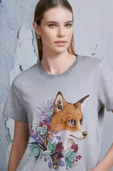 Хлопковая футболка Medicine, серый